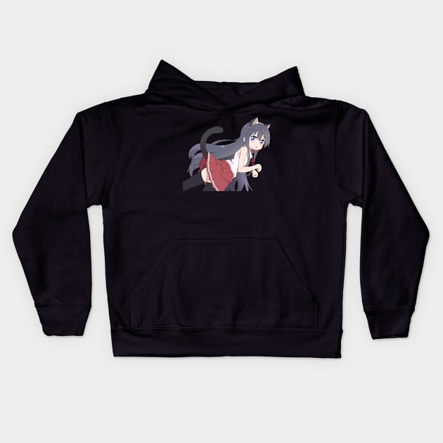 Hana Catgirl Kids Hoodie by KokoroPopShop